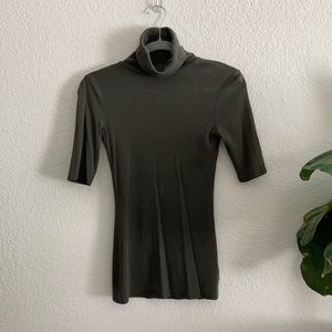 Olive Green Turtle Neck